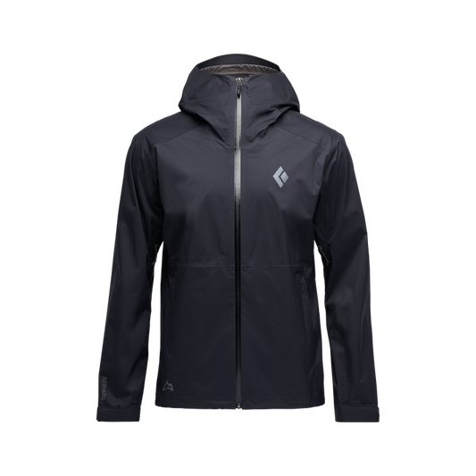 AllTrails × Black Diamond Men's Fineline Stretch Shell - Black Outerwear Black Diamond