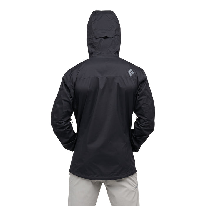 AllTrails × Black Diamond Men's Fineline Stretch Shell - Black Outerwear Black Diamond