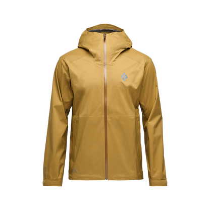 AllTrails × Black Diamond Men's Fineline Stretch Shell - Flax Outerwear Black Diamond