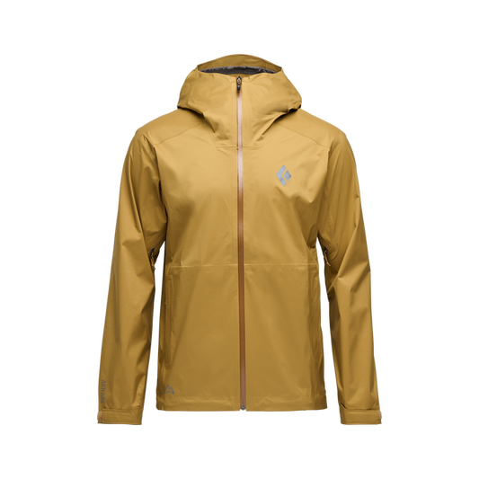 AllTrails × Black Diamond Men's Fineline Stretch Shell - Flax Outerwear Black Diamond