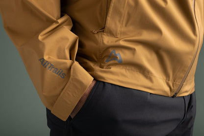AllTrails × Black Diamond Men's Fineline Stretch Shell - Flax Outerwear Black Diamond