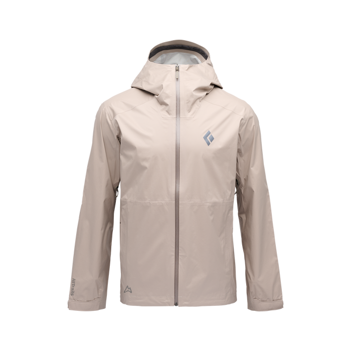 AllTrails × Black Diamond Men's Fineline Stretch Shell - Moonstone Outerwear Black Diamond