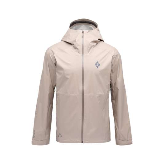 AllTrails × Black Diamond Men's Fineline Stretch Shell - Moonstone Outerwear Black Diamond