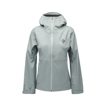 AllTrails × Black Diamond Women's Fineline Stretch Shell - Agave Outerwear Black Diamond