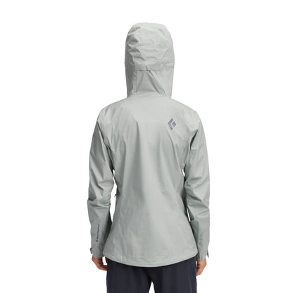 AllTrails × Black Diamond Women's Fineline Stretch Shell - Agave Outerwear Black Diamond