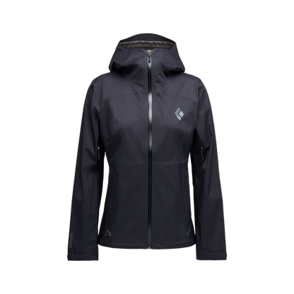AllTrails × Black Diamond Women's Fineline Stretch Shell - Black Outerwear Black Diamond
