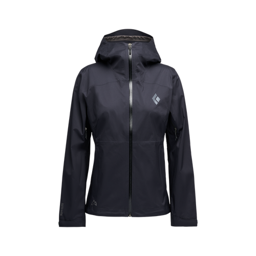 AllTrails × Black Diamond Women's Fineline Stretch Shell - Black Outerwear Black Diamond