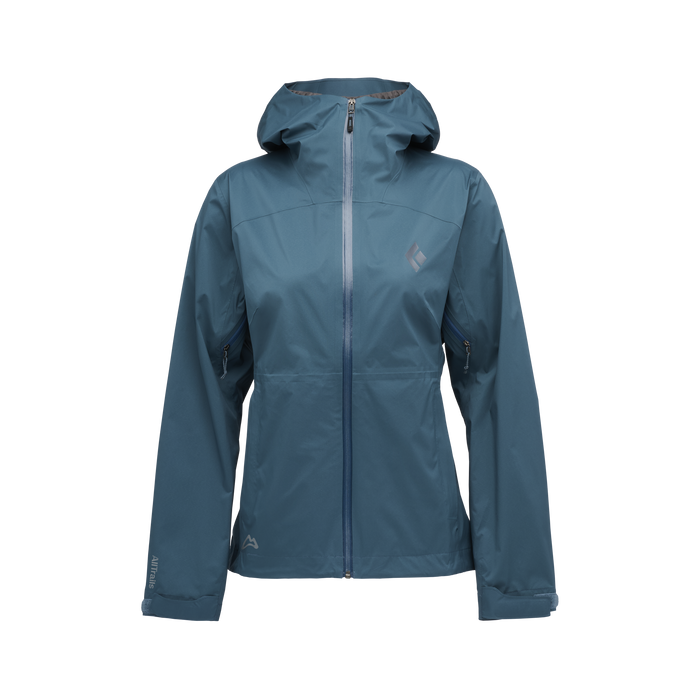 AllTrails × Black Diamond Women's Fineline Stretch Shell - Midnight Blue Outerwear Black Diamond