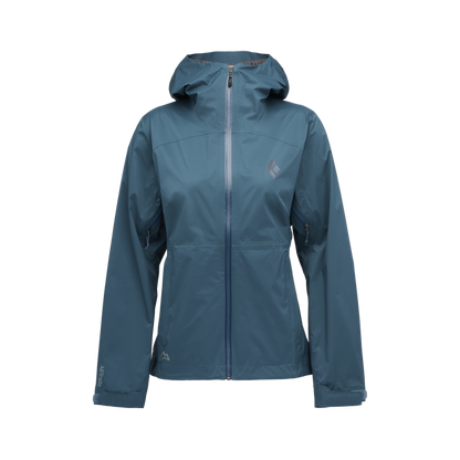AllTrails × Black Diamond Women's Fineline Stretch Shell - Midnight Blue Outerwear Black Diamond