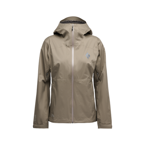 AllTrails × Black Diamond Women's Fineline Stretch Shell - Walnut Outerwear Black Diamond