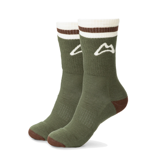 AllTrails Heavyweight Crew Trail Sock - Forest Socks Custom Sock Lab