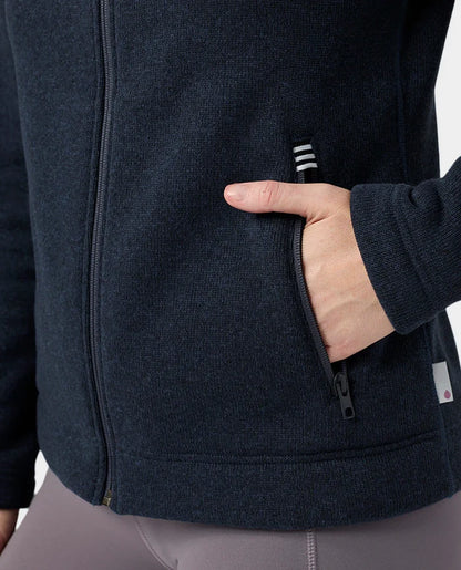 AllTrails × Stio Women's Sweetwater Fleece Full Zip - Mountain Shadow Heather Midlayer Stio