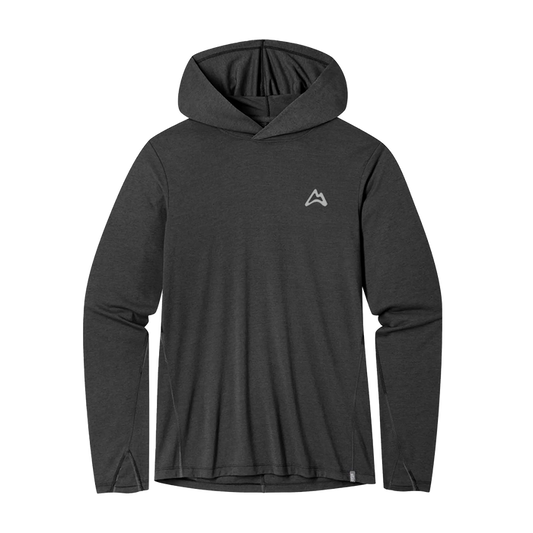 AllTrails x Stio Men's Divide Hooded Pullover - Abyss Heather Midlayer Stio