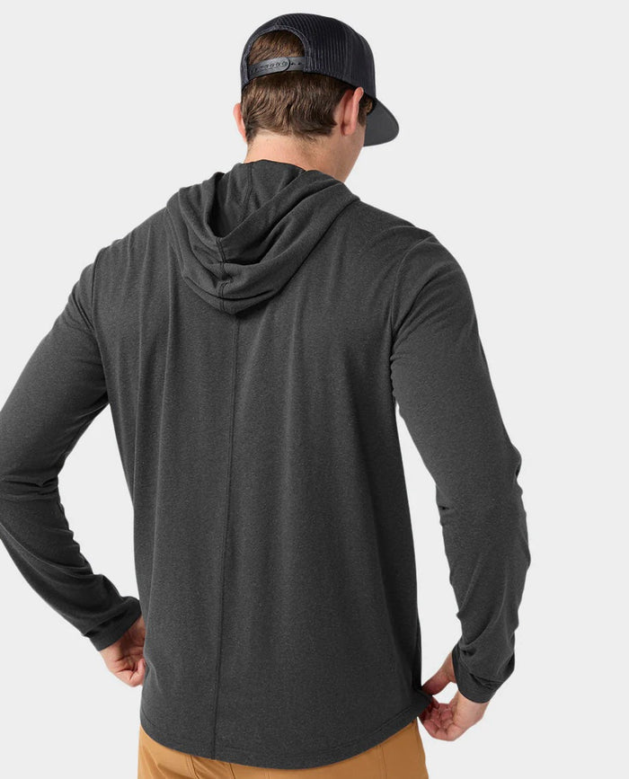 AllTrails x Stio Men's Divide Hooded Pullover - Abyss Heather Midlayer Stio