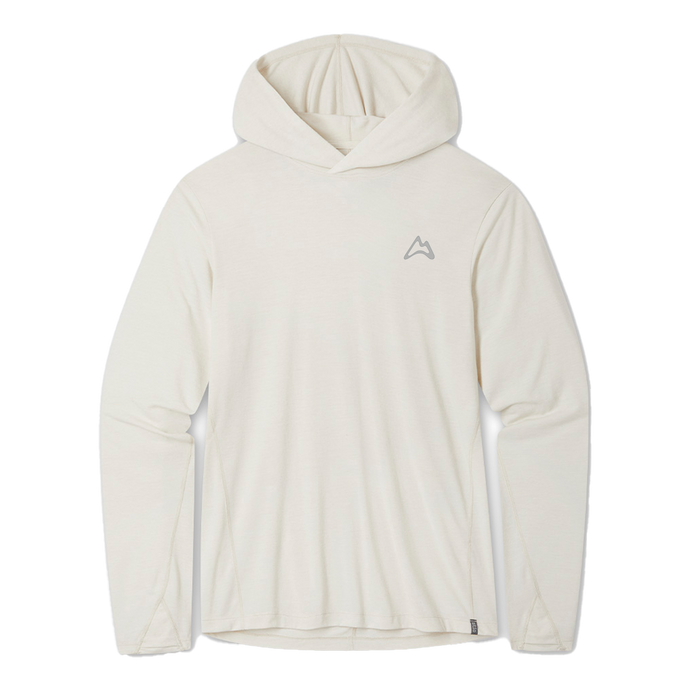 AllTrails x Stio Men's Divide Hooded Pullover - Mountain Goat Heather Midlayer Stio