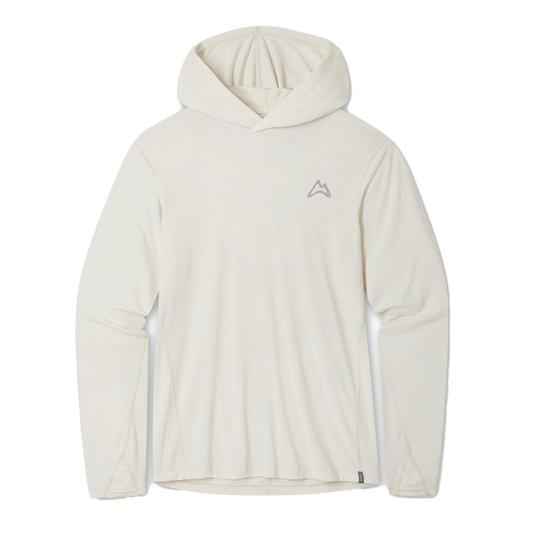 AllTrails x Stio Men's Divide Hooded Pullover - Mountain Goat Heather Midlayer Stio