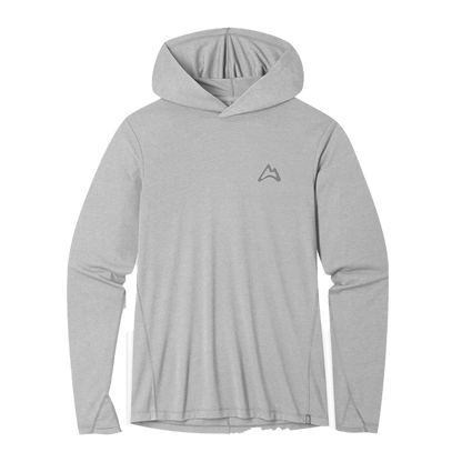 AllTrails x Stio Men's Divide Hooded Pullover - Quiet Gray Heather Midlayer Stio