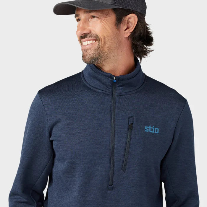 AllTrails x Stio Men's Glide Power Stretch Half Zip - Mountain Shadow Midlayer Stio
