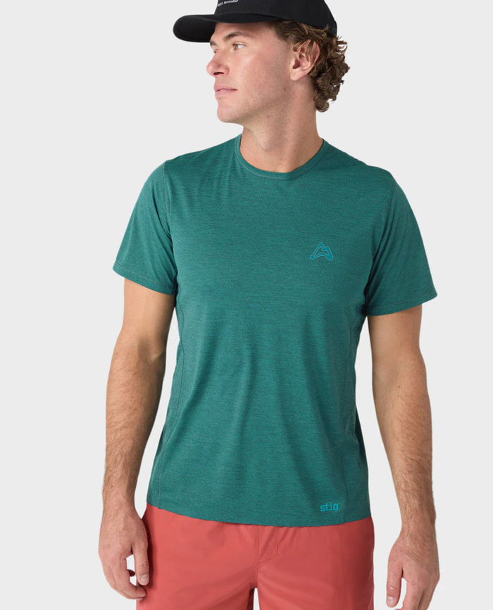 AllTrails x Stio Men's Lucent Tee SS - Boundless Heather Tees Stio