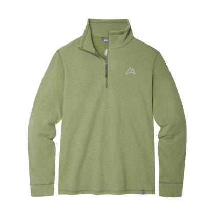 AllTrails x Stio Men's Turpin Fleece Half Zip - Terrain Heather Midlayer Stio