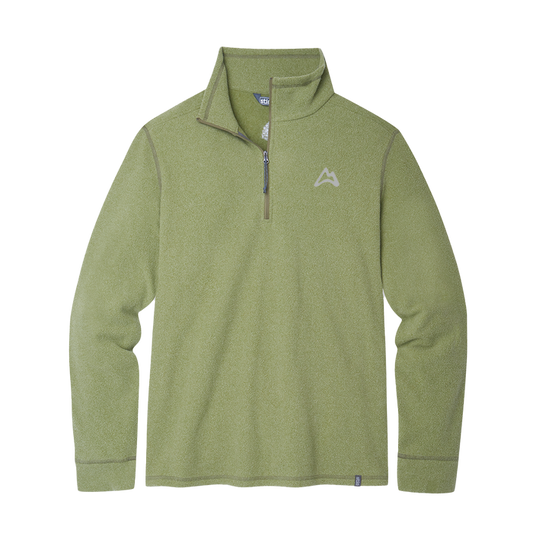 AllTrails x Stio Men's Turpin Fleece Half Zip - Terrain Heather Midlayer Stio