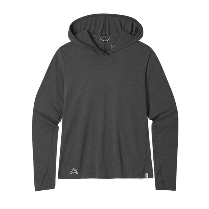 AllTrails x Stio Women's Divide Hooded Pullover - Abyss Heather Midlayer Stio