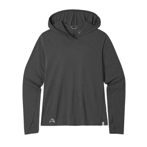 AllTrails x Stio Women's Divide Hooded Pullover - Abyss Heather Midlayer Stio