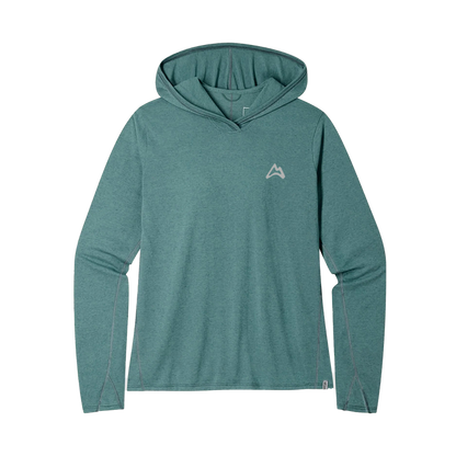 AllTrails x Stio Women's Divide Hooded Pullover - Boundless Heather Midlayer Stio