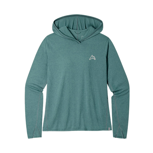 AllTrails x Stio Women's Divide Hooded Pullover - Boundless Heather Midlayer Stio