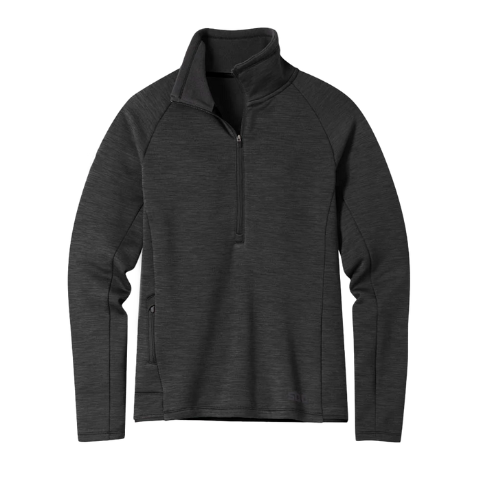 AllTrails x Stio Women's Glide Power Stretch Half Zip - Abyss Heather Midlayer Stio