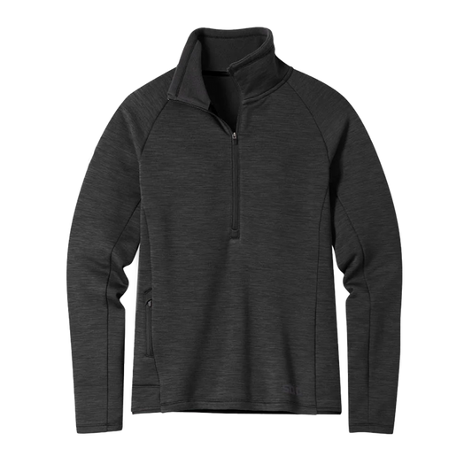 AllTrails x Stio Women's Glide Power Stretch Half Zip - Abyss Heather Midlayer Stio
