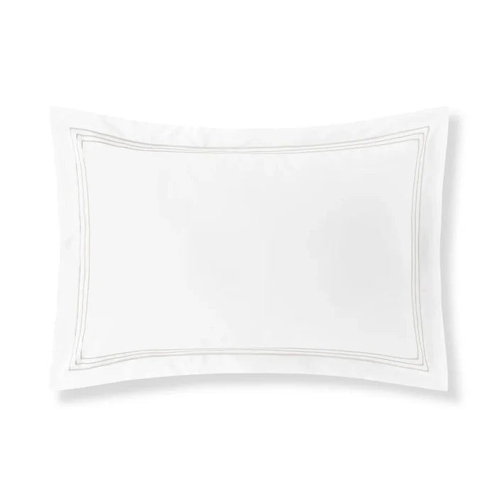 Alvorada sand pillocase sham on a white background