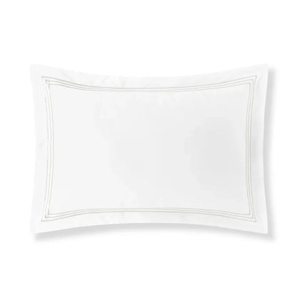Alvorada sand pillocase sham on a white background