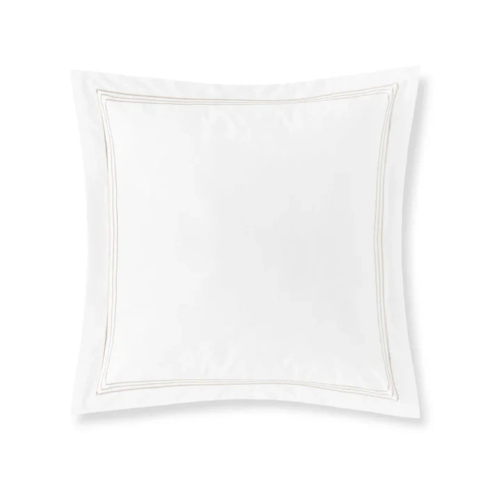 Alvorada Tiramisu euro pillocase sham on a white background