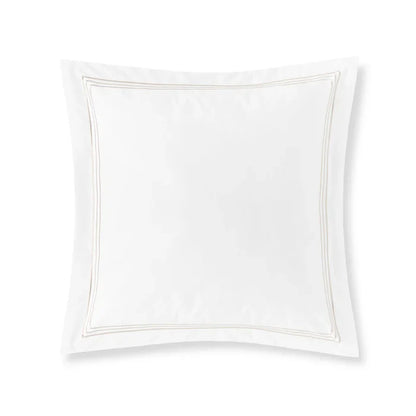 Alvorada Tiramisu euro pillocase sham on a white background