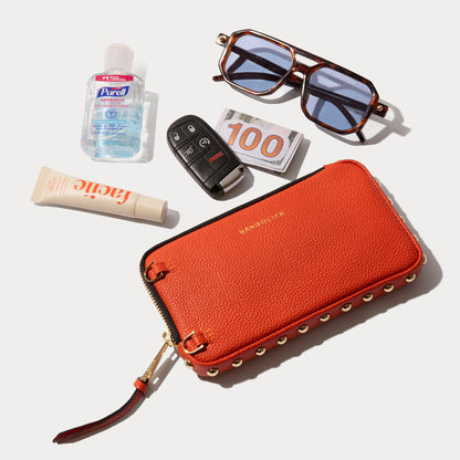 Annie Pouch Set - Orange/Gold