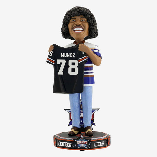 Anthony Munoz Cincinnati Bengals 1980 NFL Draft Pick NFL Bobblehead