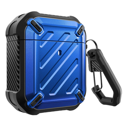 Apple AirPods 1 & 2 Unicorn Beetle Pro Rugged Case-Metallic Blue