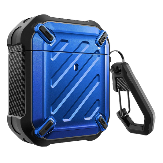 Apple AirPods 1 & 2 Unicorn Beetle Pro Rugged Case-Metallic Blue
