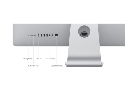 Apple iMac 21.5-Inch "Core i5" 2.3GHz (Mid-2017) MMQA2LL/A A1418 8GB RAM 256GB SSD Apple USB Keyboard & Mouse