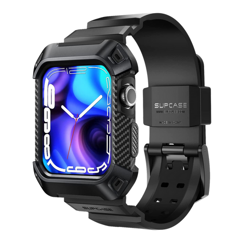 Apple Watch Unicorn Beetle PRO Rugged Wristband Case (44mm/45mm)-Black