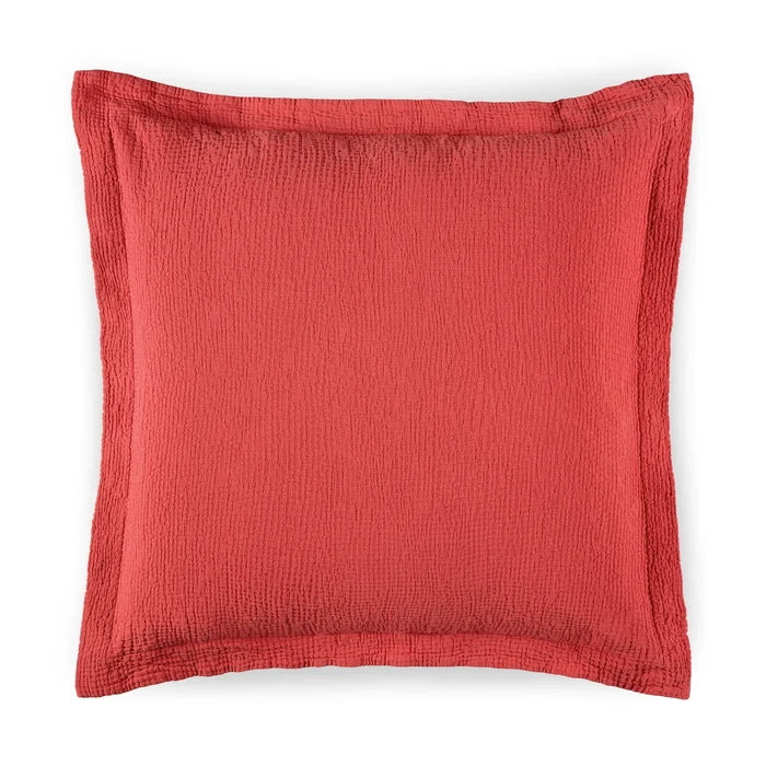 areia_terracotta_euro decorative pillowcase on a white background