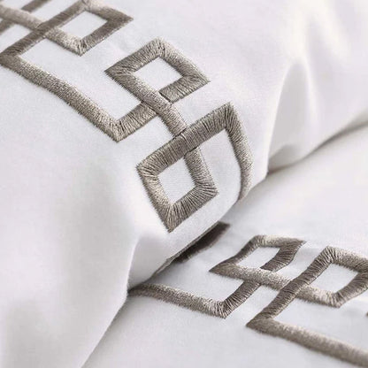Close-up to details of Ares Mercury Duvet Cover Set