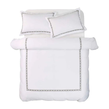 Ares Mercury Duvet Cover Set on a white background
