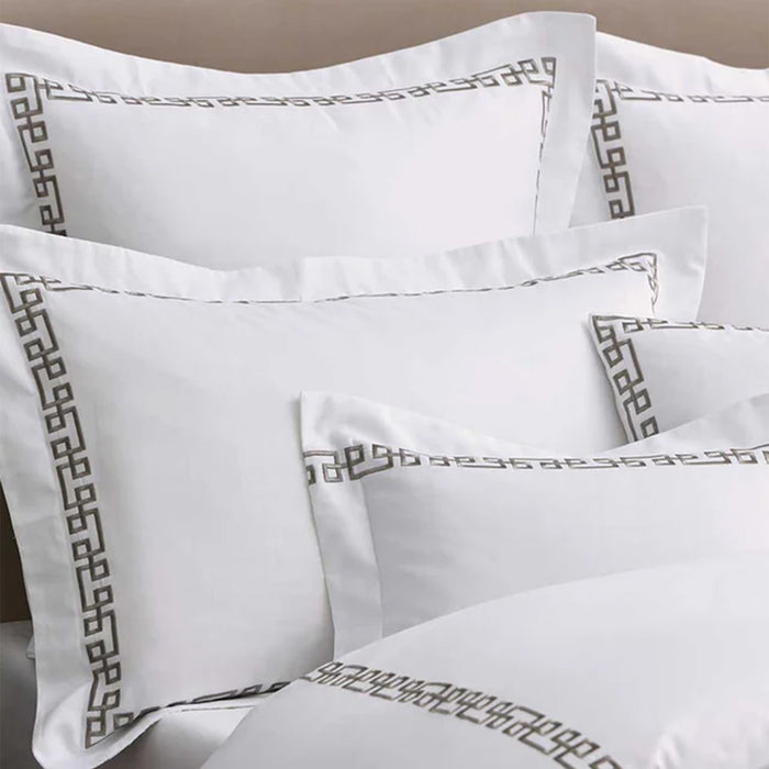 Ares Mercury Pillowcase and Cushion on a neutral background