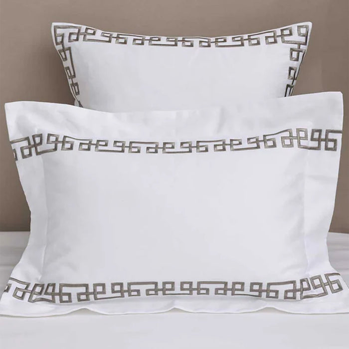 Ares Mercury Pillowcase and Cushion on a neutral background