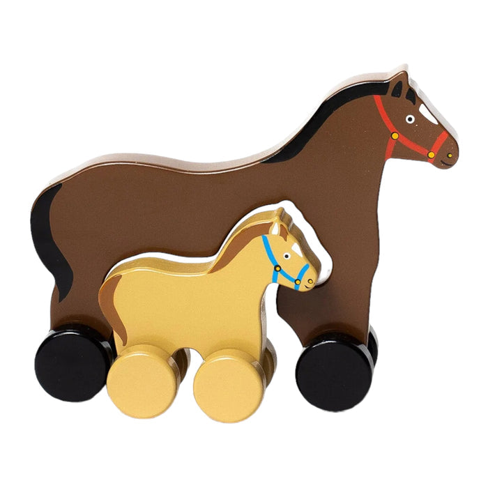 Big & Little Horse Push Toy