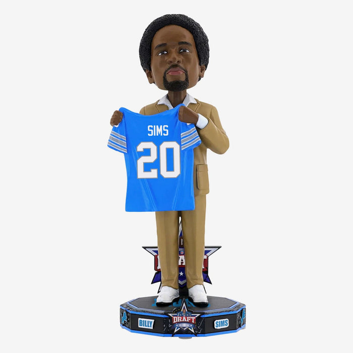 Billy Sims Detroit Lions 1980 NFL Draft Pick NFL Bobblehead