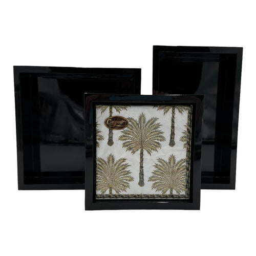 Black Acrylic Napkin Holders