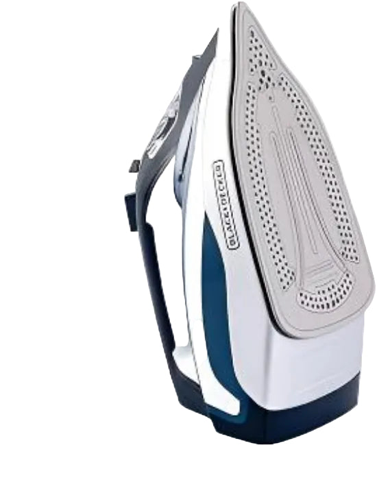 Black & Decker Steam Iron, Ceramic Plate, 2400Watts, Blue
